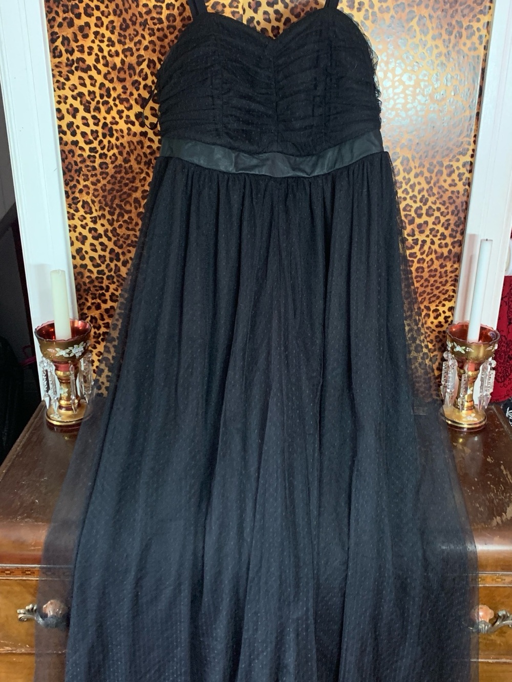 torrid Black Tulle Evening Dress